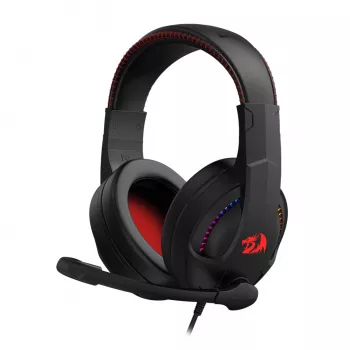 Redragon H211 CRONUS Virtual 7.1 ruumilise heliga RGB juhtmega mängupeakomplekt - must