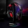 Redragon HA300 Scepter Pro RGB kõrvaklappide alus 4-portilise USB 2.0 jaoturiga