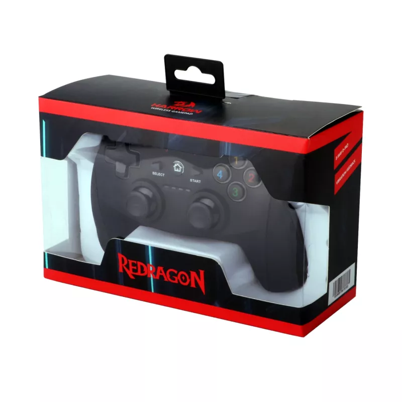 Redragon HARROW juhtmevaba X/D-Input PC-kontroller - must