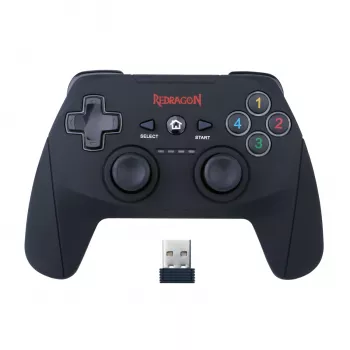 Redragon HARROW juhtmevaba X/D-Input PC-kontroller - must