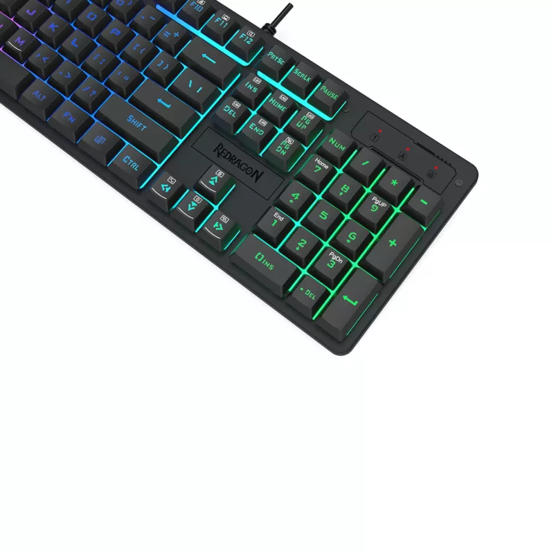 Redragon K521 RGB NETHERBANE 104-klahviga membraanmänguklaviatuur
