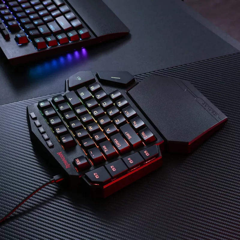 Redragon K585 DITI ELITE PRO RGB 40% traadita mehaaniline mänguklaviatuur - sinised lülitid