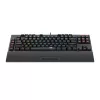 Redragon K588 RGB Pro BROADSWORD TKL mehaaniline juhtmega mänguklaviatuur - must