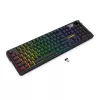 Redragon K762 TERRAFLARE PRO RGB juhtmevaba tihendkinnitusega mänguklaviatuur - 75% 82 klahvi, kolm režiimi, kuumvahetatav, Double-Shot PBT, must