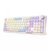 Redragon K768VI-WL kolme režiimiga RGB mehaaniline mänguklaviatuur – 100 klahvi hot-swap (must)
