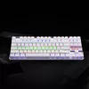REDRAGON KUMARA mehaaniline 87 klahviga RGB-taustvalgustusega mänguklaviatuur - valge