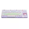 REDRAGON KUMARA mehaaniline 87 klahviga RGB-taustvalgustusega mänguklaviatuur - valge