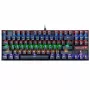 Redragon KUMARA RGB mehaaniline mänguklaviatuur - Tenkeyless 87-klahviline, Outemu Red lülitid, RGB taustavalgustus, must