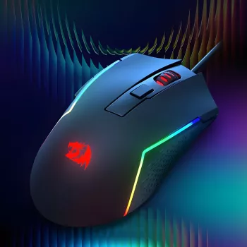 Redragon M616 TRIDENT 10000DPI RGB mänguhiir - must