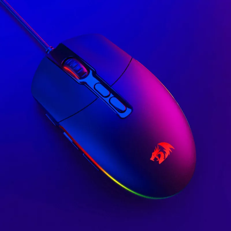 Redragon M719 INVADER RGB 10000 DPI juhtmega optiline mänguhiir - must