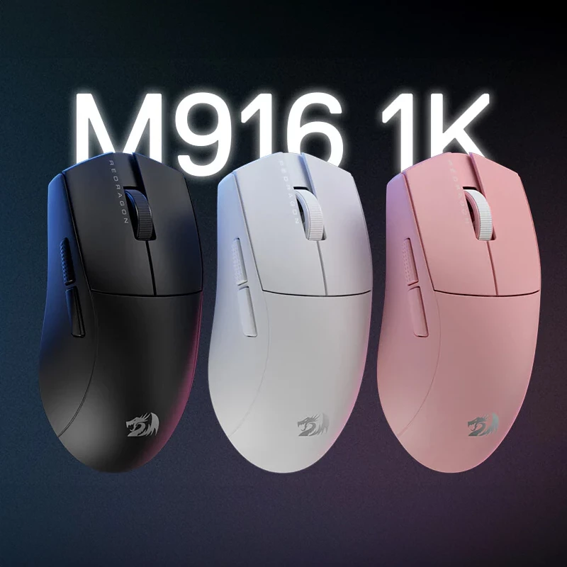 REDRAGON M916 PRO 1K 3-režiimiline juhtmevaba mänguhiir - roosa