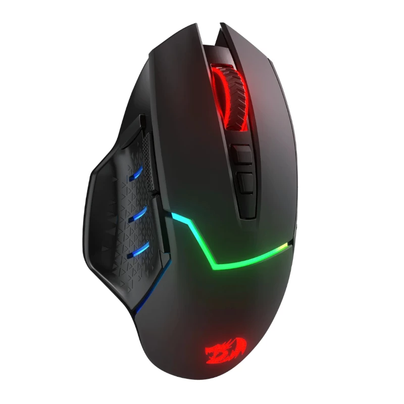 REDRAGON Mirage Pro 8000DPI RGB juhtmevaba mänguhiir - must