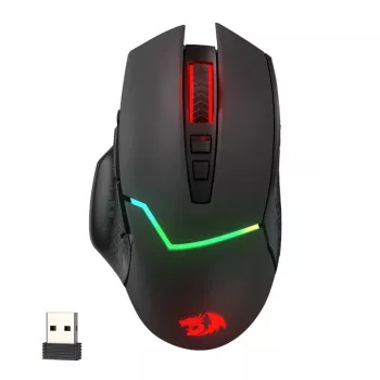 REDRAGON Mirage Pro 8000DPI RGB juhtmevaba mänguhiir - must