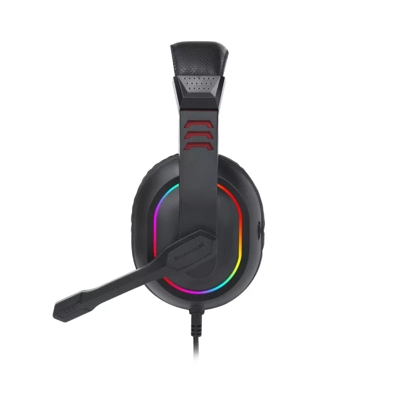 Redragon Over-Ear ARES Aux RGB mängukõrvaklapid - must
