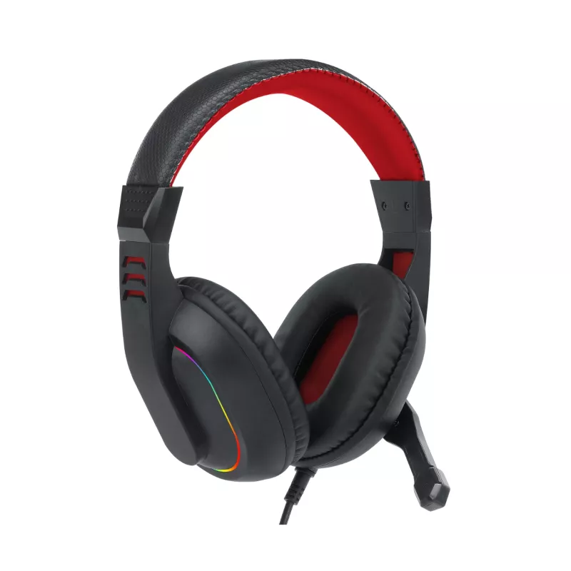 Redragon Over-Ear ARES Aux RGB mängukõrvaklapid - must