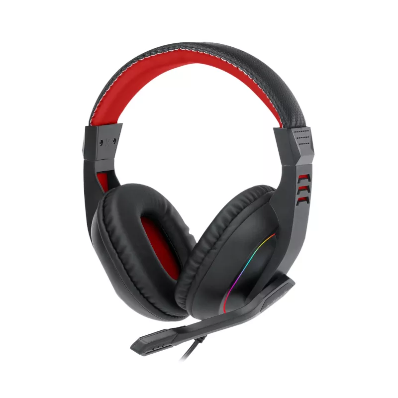 Redragon Over-Ear ARES Aux RGB mängukõrvaklapid - must