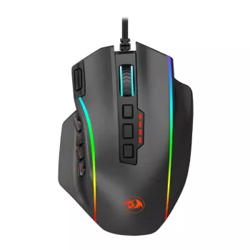 REDRAGON PERDICTION 4 12400DPI RGB MMO Ergonoomiline mänguhiir - Must