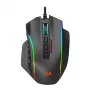 REDRAGON PERDICTION 4 12400DPI RGB MMO Ergonoomiline mänguhiir - Must