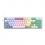 REDRAGON Pollux 65% juhtmega mehaaniline mänguklaviatuur, kuumvahetatavad punased lülitid, RGB-taustvalgustus, eemaldatav USB-C, NKRO, must