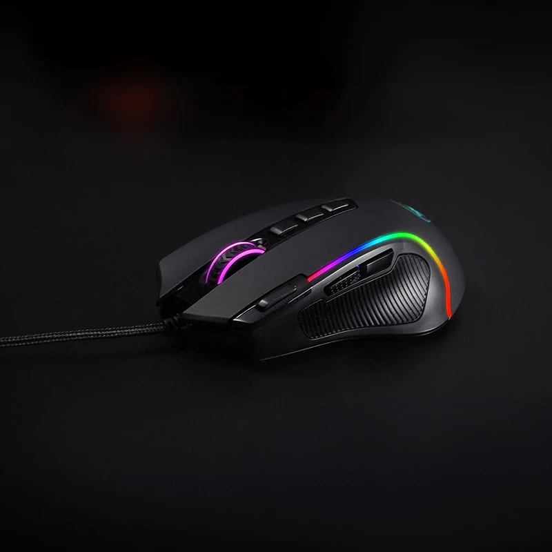 REDRAGON PREDATOR 4000DPI RGB Ergonoomiline mänguhiir - Must