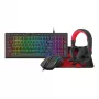 Redragon RD-S149 4-in-1 mängukomplekt: RGB-klaviatuur, optiline hiir, kõrvaklapid ja hiirematt
