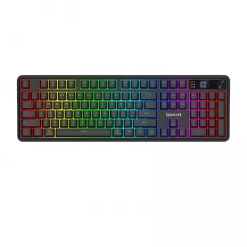 Redragon RM104 PRO VOLCANO RGB traadita membraaniga mänguklaviatuur - must