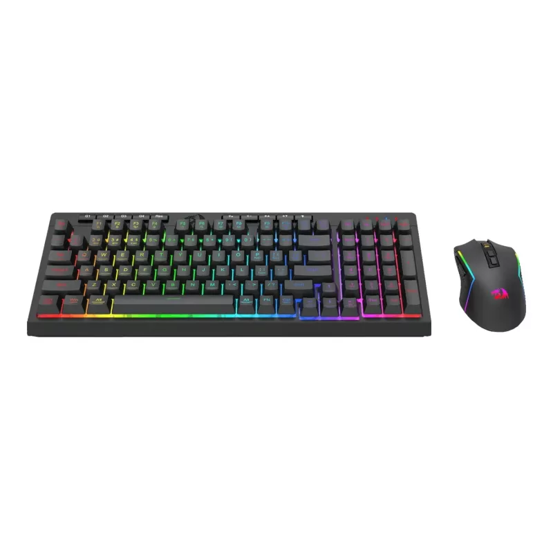 Redragon RYLO PRO S142 kolme režiimiga RGB mänguri klaviatuuri ja hiire komplekt