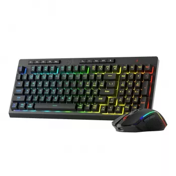 Redragon RYLO PRO S142 kolme režiimiga RGB mänguri klaviatuuri ja hiire komplekt