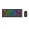 Redragon S151 RGB mänguklaviatuuri ja hiire komplekt - must
