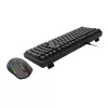 Redragon S162 RGB 3-režiimiline traadita mehaaniline mänguklaviatuur ja hiir komplekt - must
