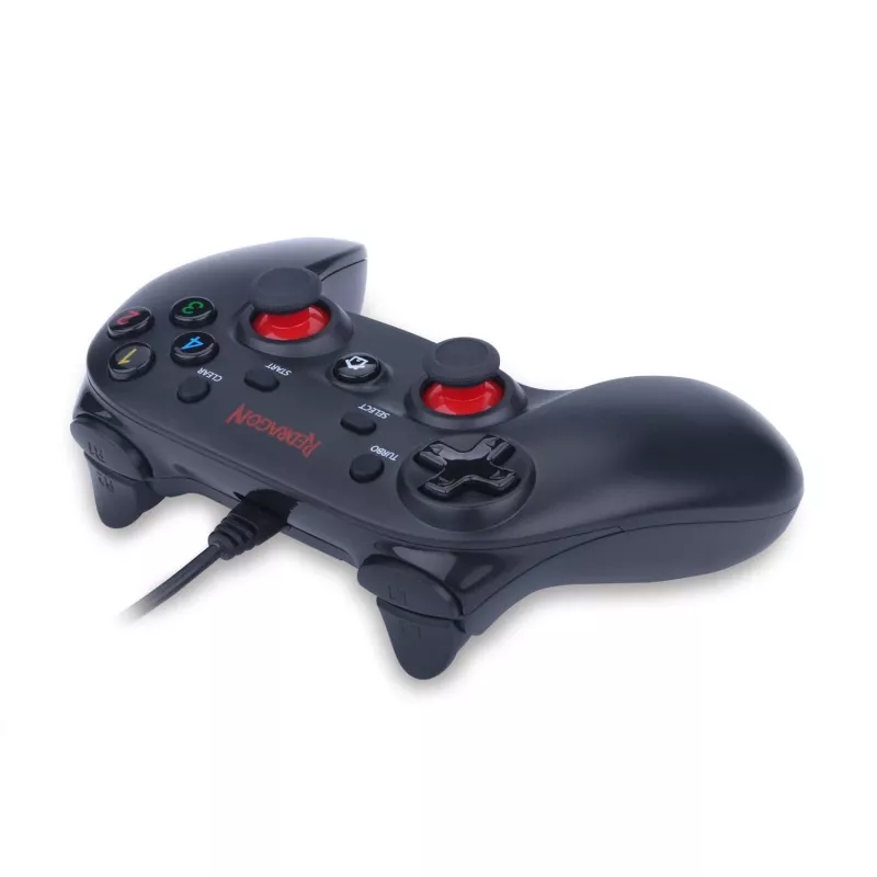 REDRAGON SATURN juhtmega X/D-sisendiga PC-kontroller, must