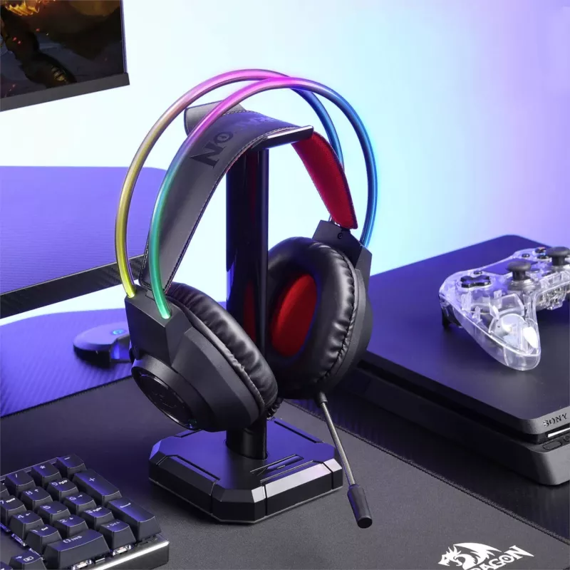 Redragon SCREAM Ümberkõrvaklapid RGB Mänguklapid - Must