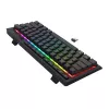 Redragon SHIVA K522 PRO RGB juhtmevaba mänguklaviatuur - kolme režiimiga TKL mehaaniline, kuumsahteldatavad punased lülitid, must
