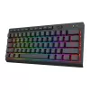 Redragon SHIVA K522 PRO RGB juhtmevaba mänguklaviatuur - kolme režiimiga TKL mehaaniline, kuumsahteldatavad punased lülitid, must