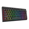 Redragon SHIVA K522 PRO RGB juhtmevaba mänguklaviatuur - kolme režiimiga TKL mehaaniline, kuumsahteldatavad punased lülitid, must