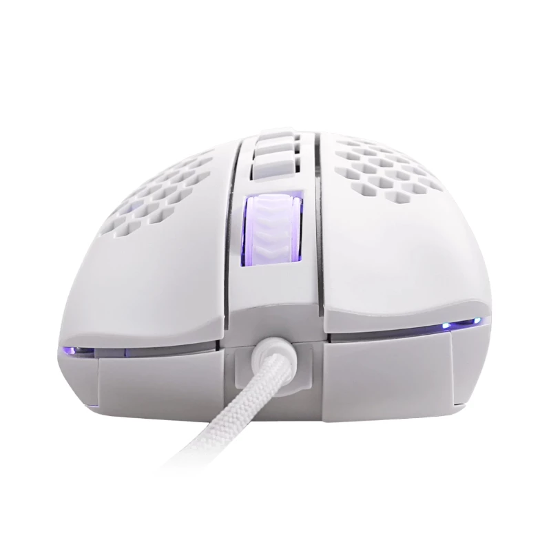 REDRAGON STORM juhtmega RGB mänguhiir - kerge kärgstruktuuriga disain, 12400 DPI, 7 programmeeritavat nuppu, Omron lülitid, PTFE jalad
