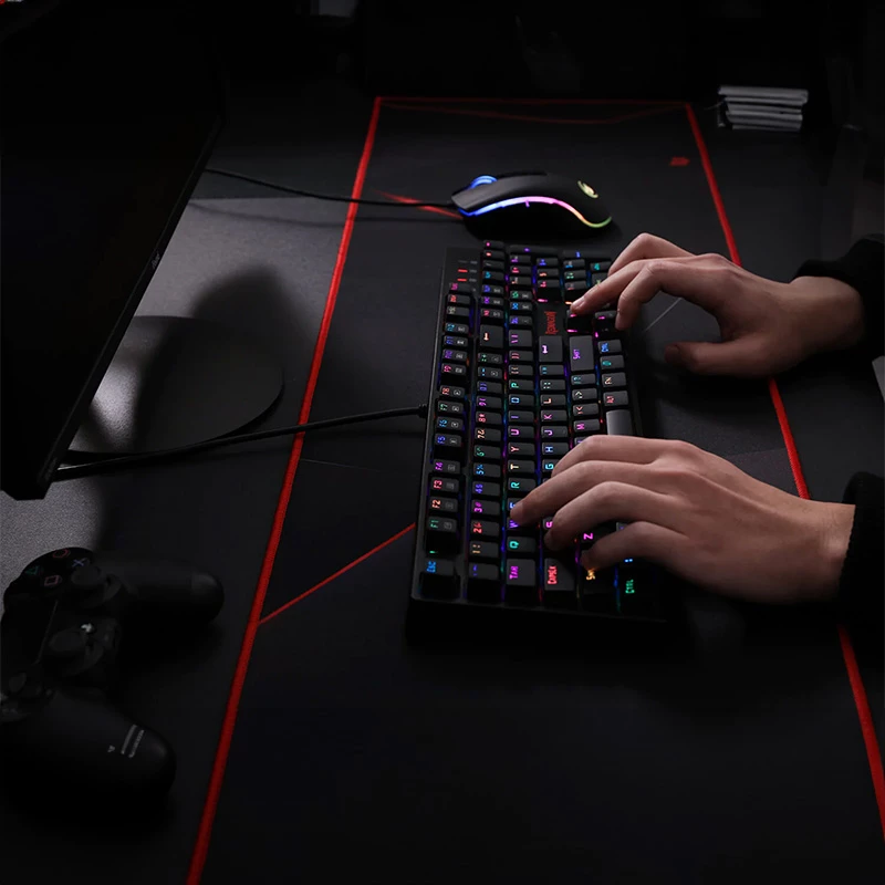 Redragon SURARA K582RGB mehaaniline RGB mänguklaviatuur - must