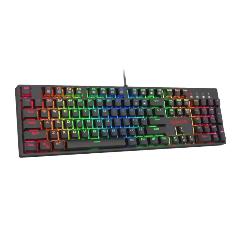 Redragon SURARA K582RGB mehaaniline RGB mänguklaviatuur - must