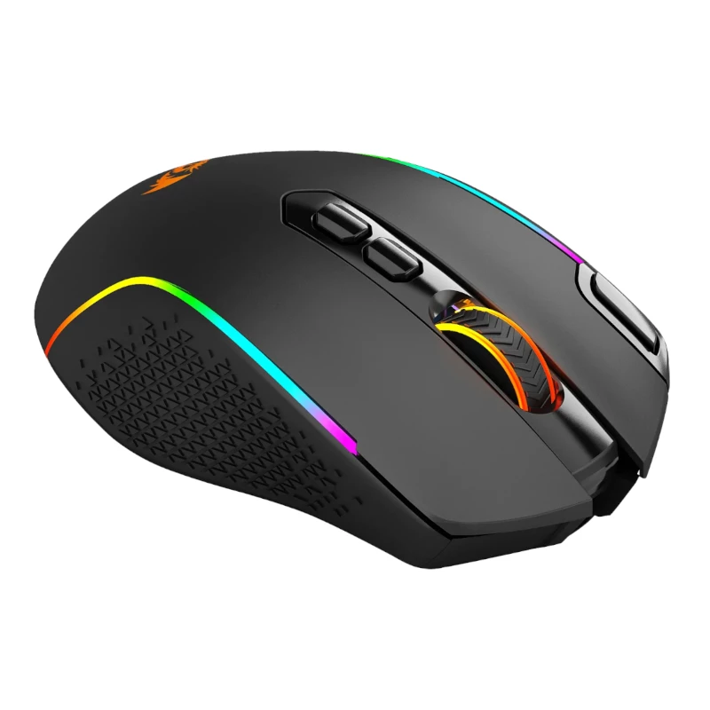 REDRAGON Taipan Pro 10000DPI RGB juhtmevaba mänguhiir - must