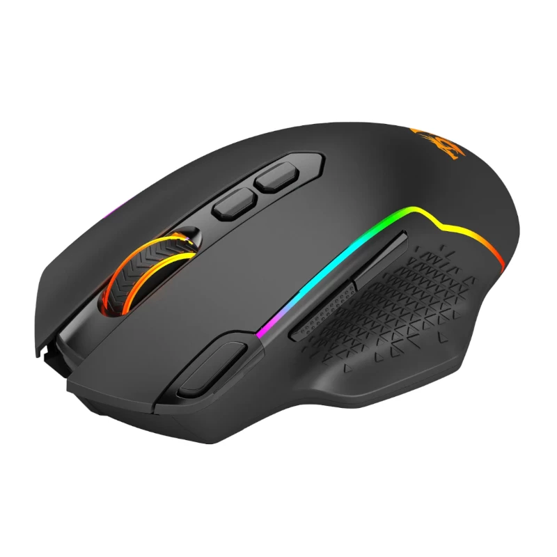 REDRAGON Taipan Pro 10000DPI RGB juhtmevaba mänguhiir - must