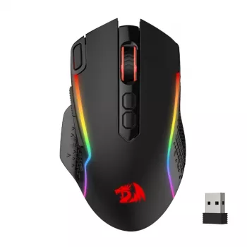 REDRAGON Taipan Pro 10000DPI RGB juhtmevaba mänguhiir - must