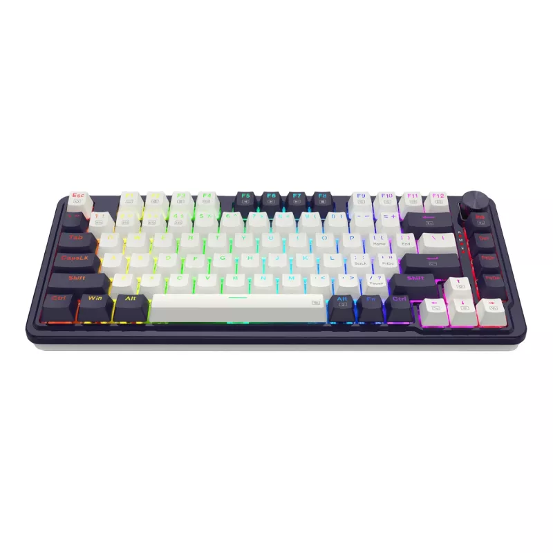 Redragon UCAL K673 PRO 65% Tri-Mode juhtmevaba mehaaniline mänguklaviatuur - must (kuumvahetatav, gasket mount, RGB)