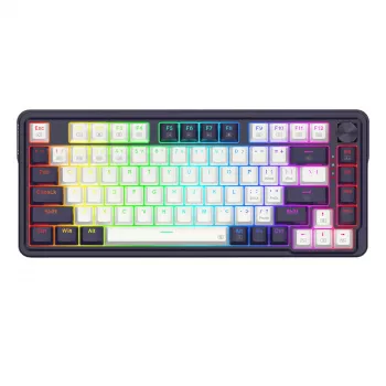 Redragon UCAL K673 PRO 65% Tri-Mode juhtmevaba mehaaniline mänguklaviatuur - must (kuumvahetatav, gasket mount, RGB)