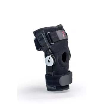REH Stabilmax O-1241/M Avatud põlvekedraga lühike põlvetugi, M, must