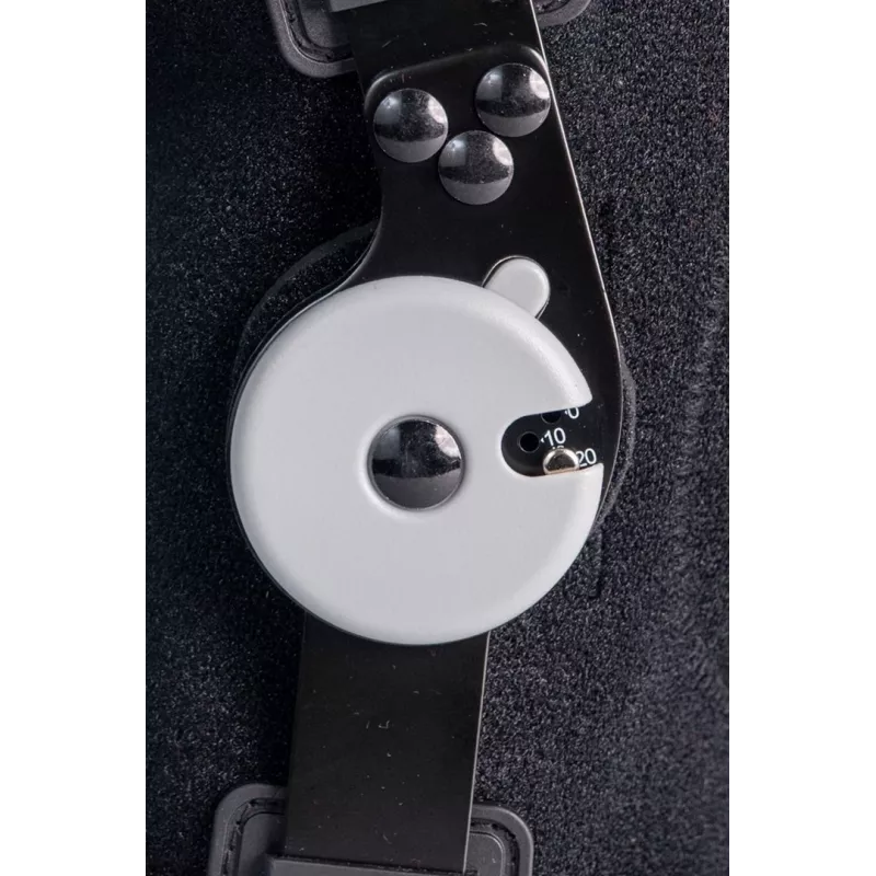 REH Stabilmax O-1241/M Avatud põlvekedraga lühike põlvetugi, M, must