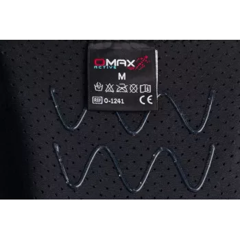 REH Stabilmax O-1241/XXL Avatud lühike põlvetugi painduvate stabilisaatoritega, perforeeritud neopreen, must, suurus XXL