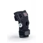 REH Stabilmax O-1241/XXL Avatud lühike põlvetugi painduvate stabilisaatoritega, perforeeritud neopreen, must, suurus XXL