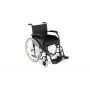 REHA FUND Steel Wheelchair RF-1/45/PN/CZA-624/PU - Manuaalne ratastool, istme laius 45 cm, kandevõime 120 kg, must