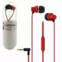 REMAX Universal WI80 Red Wired In-Ear Headphones with Microphone