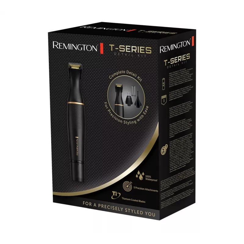 Remington NE7000 Nina-, kõrva- ja detailtrimmer Comfort Tip teradega, 100% veekindel, patareitoide, must/hõbe